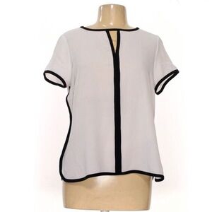 Black and White Blouse